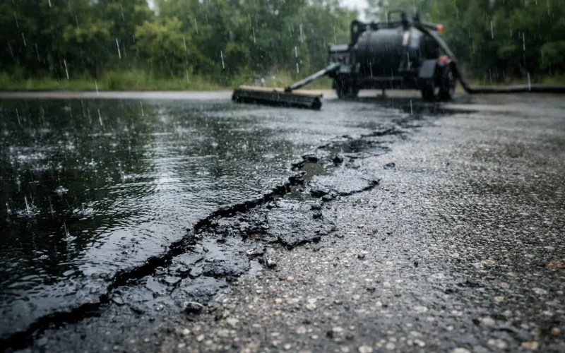 Can Rain Ruin Sealcoating? What to Do Next
