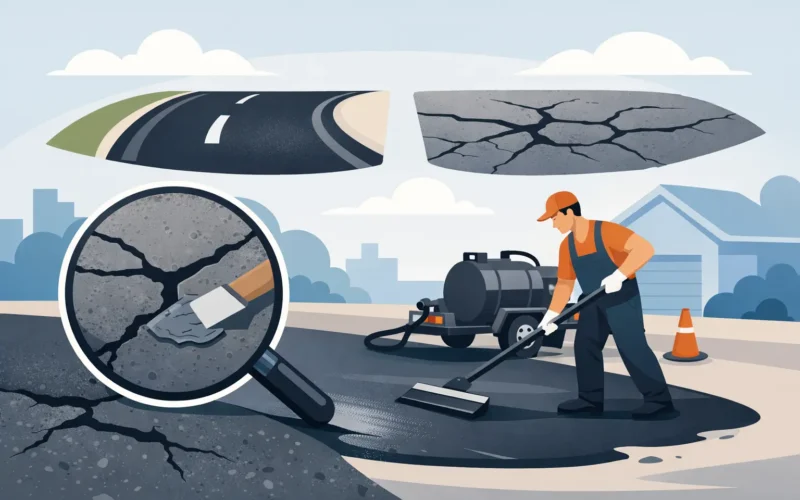 Does Sealcoating Fix Cracks? What to Do First