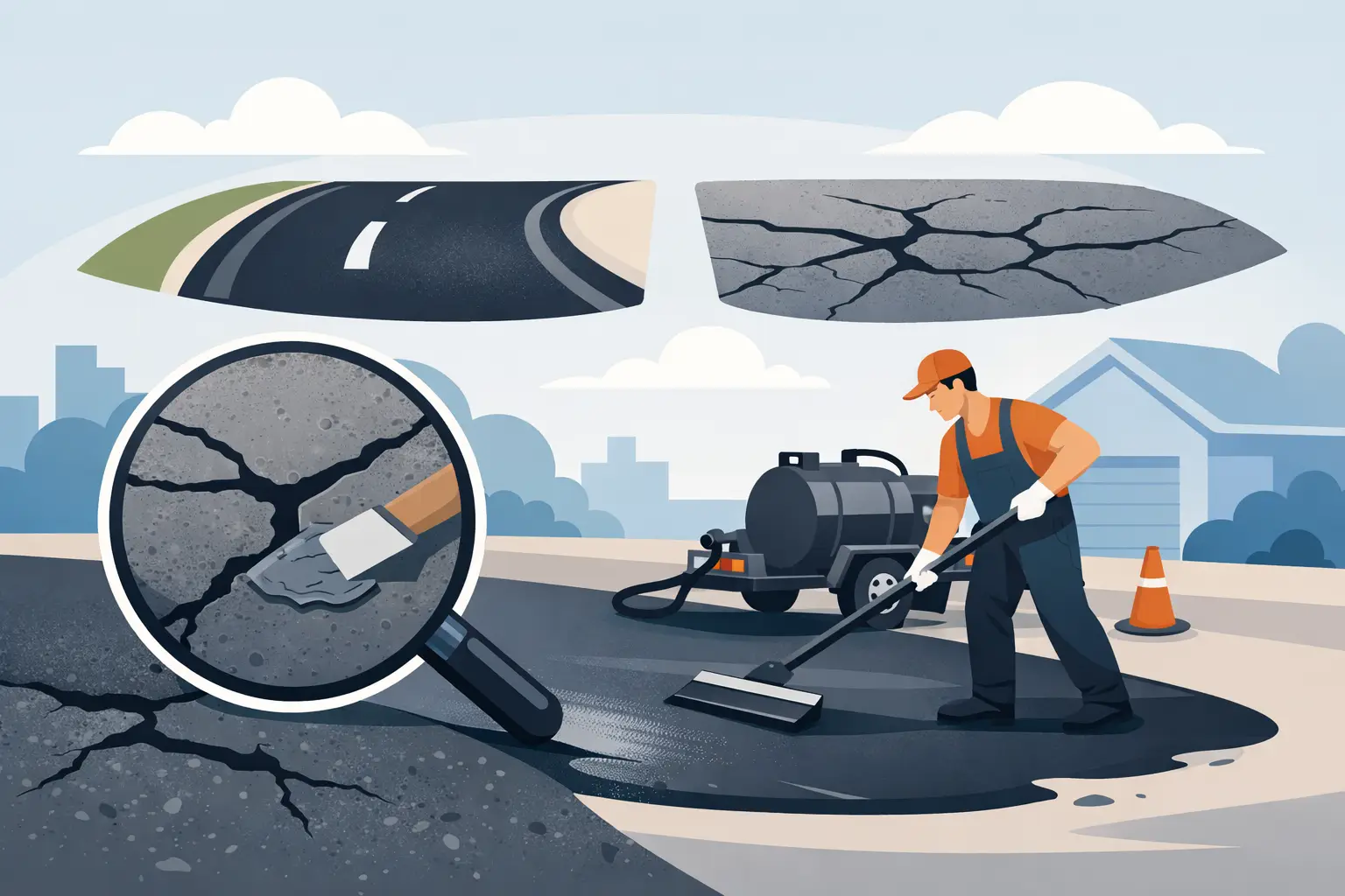 Does Sealcoating Fix Cracks? What to Do First