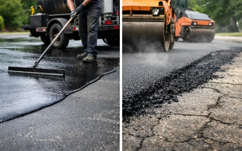 Sealcoating vs Asphalt Resurfacing: Which Lasts?