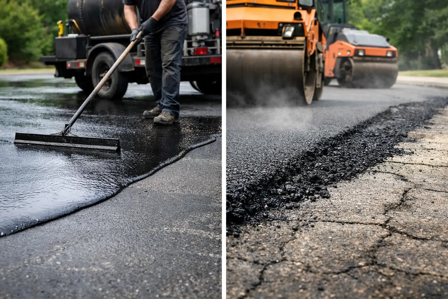 Sealcoating vs Asphalt Resurfacing: Which Lasts?